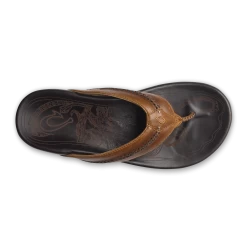 OluKai Mea Ola - Tan / Dark Java -Olukai Shop 10138 3448 004 M MeaOla TanDkj