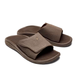 OluKai Nalu Slide - Dark Java -Olukai Shop 10332 4848 003 M NaluSlide DkjDkj