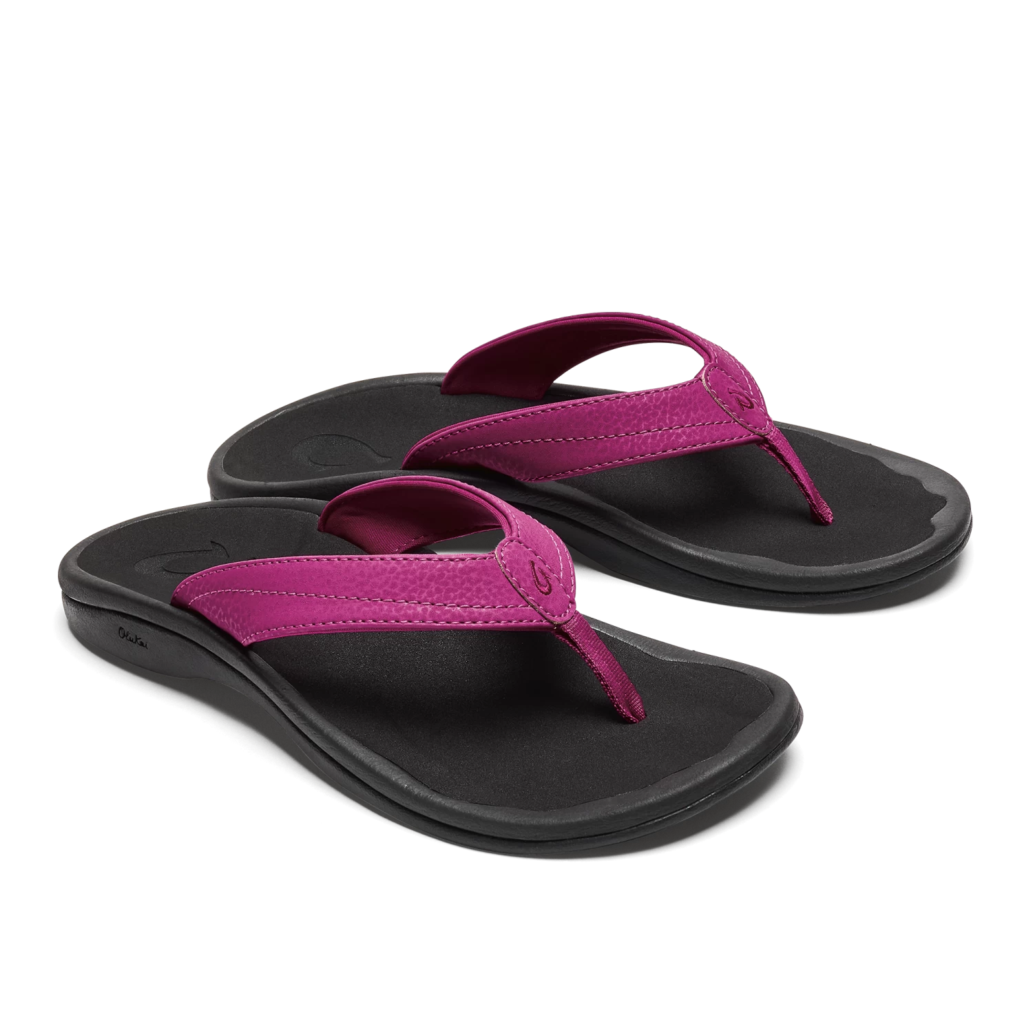 OluKai ‘Ohana - Orchid Flower / Black 4 OluKai ‘Ohana - Orchid Flower / Black - Image 4