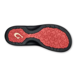 OluKai ‘Ohana - Hot Coral / Black -Olukai Shop 20110 HC40 005 W Ohana HtcBlk