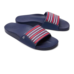 OluKai Kīpuni - Trench Blue / Stripe -Olukai Shop 20508 DEZP 003 W Kipuni Trench Blue Stripe