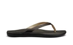 OluKai Ho'opio Leather In Ony Sandals