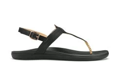OluKai 'Ekekeu In Black Sandals