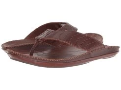 OluKai Hoe (dark Wood/toffee)